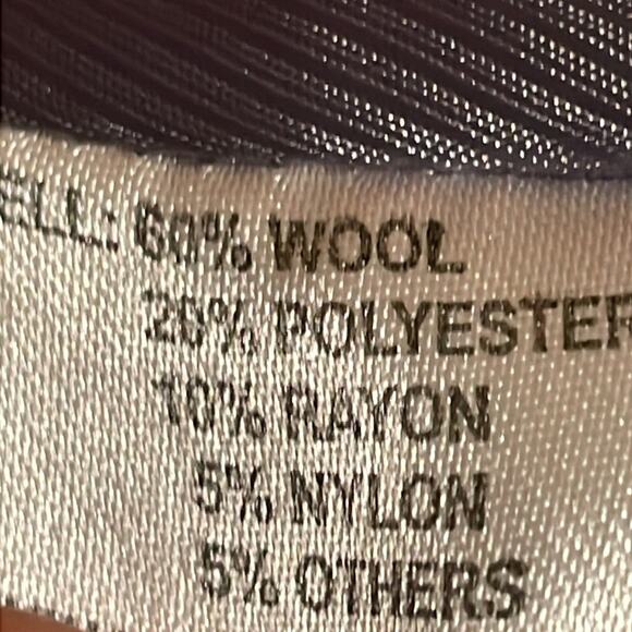 Calvin Klein Gray Wool Blend Jacket. P4 - Picture 4 of 4